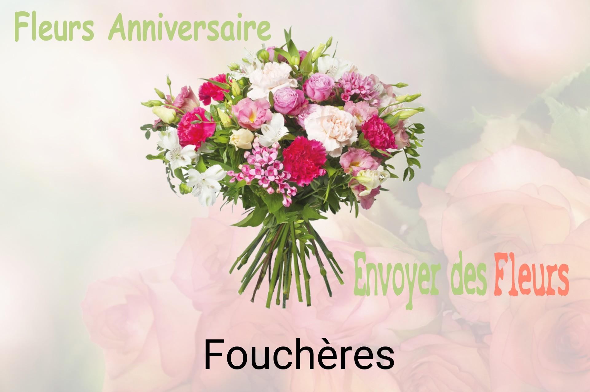 Bouquet de fleurs d’anniversaire livré à Fouchères
