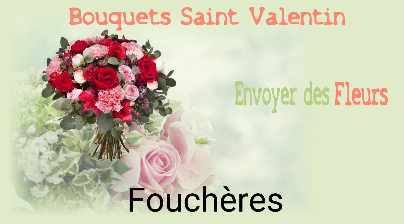 Roses de Saint-Valentin livrées à Fouchères